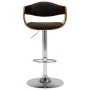 Taburete de cocina de madera curvada y tela gris de vidaXL, Taburetes de cocina - Ref: Foro24-283119, Precio: 133,86 €, Descu...