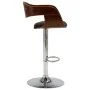 Taburete de cocina de madera curvada y tela gris de vidaXL, Taburetes de cocina - Ref: Foro24-283119, Precio: 133,86 €, Descu...