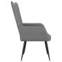 Silla de relajación de tela gris oscuro de vidaXL, Sillones - Ref: Foro24-327546, Precio: 130,30 €, Descuento: %