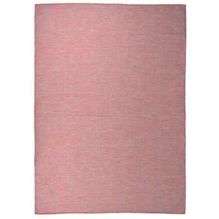 Alfombra de exterior de tejido plano rojo 200x280 cm de vidaXL, Alfombras - Ref: Foro24-340826, Precio: 98,87 €, Descuento: %