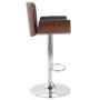 Taburete de cocina tela gris de vidaXL, Taburetes de cocina - Ref: Foro24-287379, Precio: 130,22 €, Descuento: %