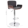 Taburete de cocina tela gris de vidaXL, Taburetes de cocina - Ref: Foro24-287379, Precio: 130,22 €, Descuento: %