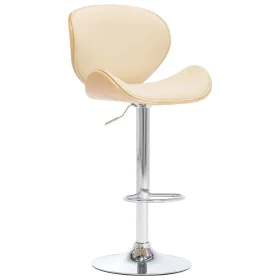 Taburete de cocina cuero sintético color crema de vidaXL, Taburetes de cocina - Ref: Foro24-287411, Precio: 154,92 €, Descuen...