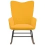Silla mecedora de terciopelo amarillo mostaza de vidaXL, Mecedoras - Ref: Foro24-327750, Precio: 115,94 €, Descuento: %