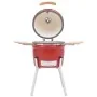 Barbacoa ahumadora Kamado de cerámica 81 cm de vidaXL, Barbacoas - Ref: Foro24-316096, Precio: 468,27 €, Descuento: %