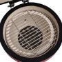 2 en 1 Barbacoa ahumadora Kamado de cerámica rojo 56 cm de vidaXL, Barbacoas - Ref: Foro24-316095, Precio: 234,98 €, Descuent...