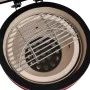 2 en 1 Barbacoa ahumadora Kamado de cerámica rojo 56 cm de vidaXL, Barbacoas - Ref: Foro24-316095, Precio: 234,98 €, Descuent...