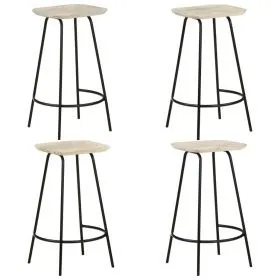Taburetes de cocina 4 unidades madera maciza de mango de vidaXL, Taburetes de cocina - Ref: Foro24-320648, Precio: 222,91 €, ...