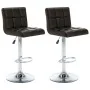 Küchenhocker 2 Einheiten braunes Kunstleder von vidaXL, Küchenhocker - Ref: Foro24-323636, Preis: 133,15 €, Rabatt: %
