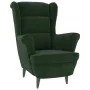 Sillón de terciopelo verde oscuro de vidaXL, Sillones - Ref: Foro24-324061, Precio: 199,32 €, Descuento: %