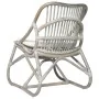 Silla de ratán lino gris de vidaXL, Sillones - Ref: Foro24-325482, Precio: 139,03 €, Descuento: %