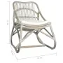 Silla de ratán lino gris de vidaXL, Sillones - Ref: Foro24-325482, Precio: 139,03 €, Descuento: %