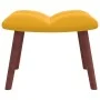 Entspannungssessel mit Hocker in Senfgelbem Samt von vidaXL, Sessel - Ref: Foro24-328069, Preis: 124,18 €, Rabatt: %