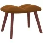 Brown velvet rocking chair with footrest by vidaXL, Rocking chairs - Ref: Foro24-328158, Price: 179,35 €, Discount: %