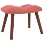 Schaukelstuhl mit Fußstütze aus rosa Samt von vidaXL, Schaukelstühle - Ref: Foro24-328154, Preis: 182,09 €, Rabatt: %