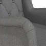Armchair with solid wood rocking legs, rubber, light gray fabric. by vidaXL, Armchairs - Ref: Foro24-329405, Price: 200,04 €,...