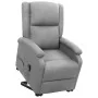 Sillón elevable tela gris claro de vidaXL, Sillones - Ref: Foro24-329699, Precio: 344,58 €, Descuento: %