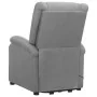 Sillón elevable tela gris claro de vidaXL, Sillones - Ref: Foro24-329699, Precio: 344,58 €, Descuento: %
