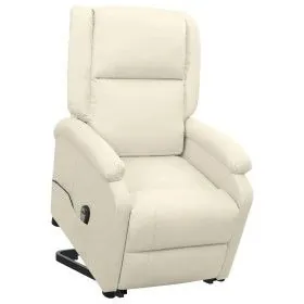 Sessel zum Heben aus cremefarbenem Stoff von vidaXL, Sessel - Ref: Foro24-329708, Preis: 344,55 €, Rabatt: %