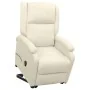 Sillón elevable tela crema de vidaXL, Sillones - Ref: Foro24-329708, Precio: 344,55 €, Descuento: %