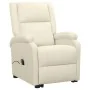 Sillón elevable tela crema de vidaXL, Sillones - Ref: Foro24-329708, Precio: 344,55 €, Descuento: %