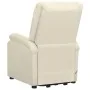 Sillón elevable tela crema de vidaXL, Sillones - Ref: Foro24-329708, Precio: 344,55 €, Descuento: %