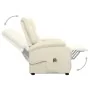 Sillón elevable tela crema de vidaXL, Sillones - Ref: Foro24-329708, Precio: 344,55 €, Descuento: %