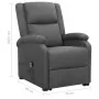 Sillón elevable tela gris oscuro de vidaXL, Sillones - Ref: Foro24-329700, Precio: 341,44 €, Descuento: %
