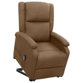 Brown fabric lift-up armchair by vidaXL, Armchairs - Ref: Foro24-329703, Price: 319,39 €, Discount: %