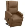 Brown fabric lift-up armchair by vidaXL, Armchairs - Ref: Foro24-329703, Price: 319,39 €, Discount: %