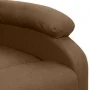 Sillón elevable tela marrón de vidaXL, Sillones - Ref: Foro24-329703, Precio: 319,39 €, Descuento: %