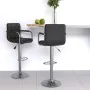 Küchenhocker 2 Einheiten aus schwarzem Kunstleder von vidaXL, Küchenhocker - Ref: Foro24-334594, Preis: 122,83 €, Rabatt: %