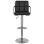 Küchenhocker 2 Einheiten aus schwarzem Kunstleder von vidaXL, Küchenhocker - Ref: Foro24-334594, Preis: 122,83 €, Rabatt: %