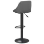 Taburete de cocina de terciopelo gris oscuro de vidaXL, Taburetes de cocina - Ref: Foro24-335339, Precio: 87,25 €, Descuento: %