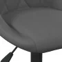 Dunkelgraues Samt-Küchenhocker von vidaXL, Küchenhocker - Ref: Foro24-335339, Preis: 87,25 €, Rabatt: %