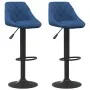 Küchenhocker 2 Einheiten aus blauem Samt von vidaXL, Küchenhocker - Ref: Foro24-335353, Preis: 139,76 €, Rabatt: %