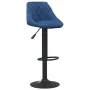 Küchenhocker 2 Einheiten aus blauem Samt von vidaXL, Küchenhocker - Ref: Foro24-335353, Preis: 139,76 €, Rabatt: %