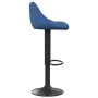 Küchenhocker 2 Einheiten aus blauem Samt von vidaXL, Küchenhocker - Ref: Foro24-335353, Preis: 139,76 €, Rabatt: %