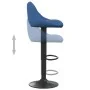 Küchenhocker 2 Einheiten aus blauem Samt von vidaXL, Küchenhocker - Ref: Foro24-335353, Preis: 139,76 €, Rabatt: %