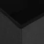 Taburete con almacenaje plegable lino sintético negro de vidaXL, Taburetes y sillas plegables - Ref: Foro24-338763, Precio: 2...