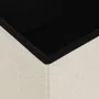 Klappbarer Hocker mit Aufbewahrung aus synthetischem Leinen in Creme Weiß von vidaXL, Klapphocker und Stühle - Ref: Foro24-33...