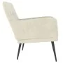 Sillón de terciopelo crema 62x79x79 cm de vidaXL, Sillones - Ref: Foro24-351412, Precio: 89,31 €, Descuento: %