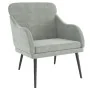Sillón de terciopelo gris claro 63x76x80 cm de vidaXL, Sillones - Ref: Foro24-351436, Precio: 84,24 €, Descuento: %