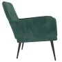 Sillón de terciopelo verde oscuro 62x79x79 cm de vidaXL, Sillones - Ref: Foro24-351406, Precio: 89,10 €, Descuento: %