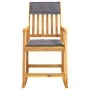 Silla mecedora con cojines madera maciza acacia de vidaXL, Sillas de jardín - Ref: Foro24-360026, Precio: 108,89 €, Descuento: %