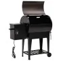Barbacoa de pellets con estante inferior hierro negro 94 cm de vidaXL, Barbacoas - Ref: Foro24-360068, Precio: 450,27 €, Desc...