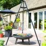 RedFire Parrilla con trípode negro 172 cm BBQ TRIPOD de RedFire, Barbacoas - Ref: Foro24-411811, Precio: 111,71 €, Descuento: %