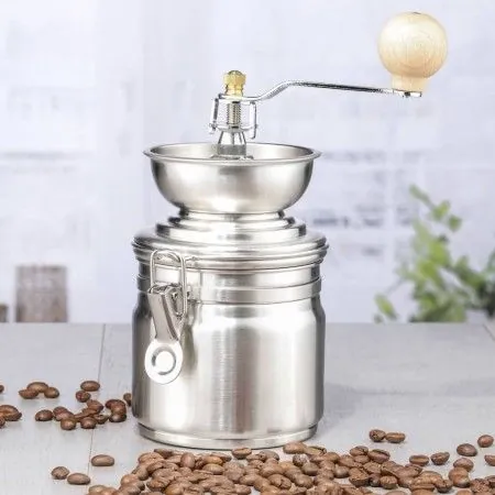 HI Molinillo de café manual acero inoxidable de HI, Molinillos de café - Ref: Foro24-435274, Precio: 23,32 €, Descuento: %