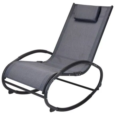 ProGarden Silla mecedora gris oscuro de ProGarden, Mecedoras - Ref: Foro24-436260, Precio: 88,81 €, Descuento: %