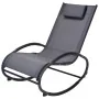 ProGarden Silla mecedora gris oscuro de ProGarden, Mecedoras - Ref: Foro24-436260, Precio: 88,81 €, Descuento: %